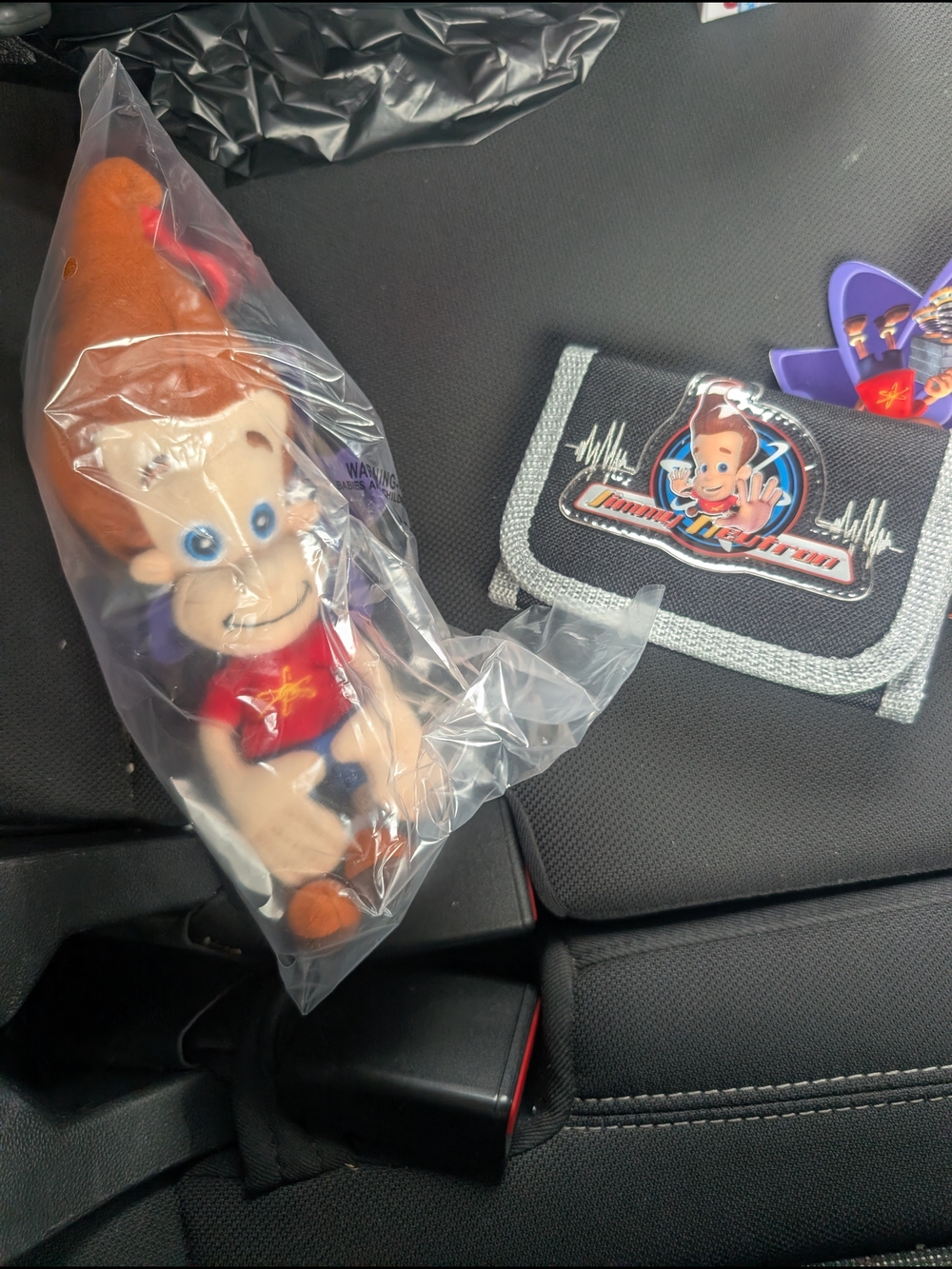 Cartoon Network Jimmy Neutron Plush - Brown, Red & Blue
